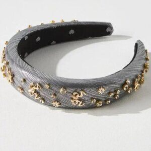 Lele Sadoughi Pewter Gemini Alice Headband